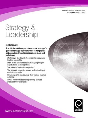 cover image of Strategy & Leadership, Volume 33, Issue 2